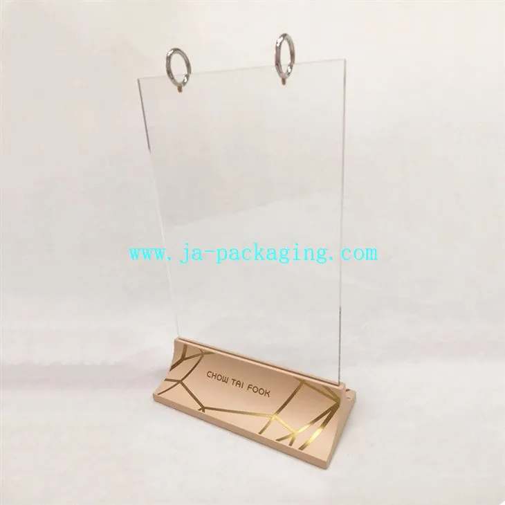 Taqvim / reklama uchun A4 ish stolining stendi